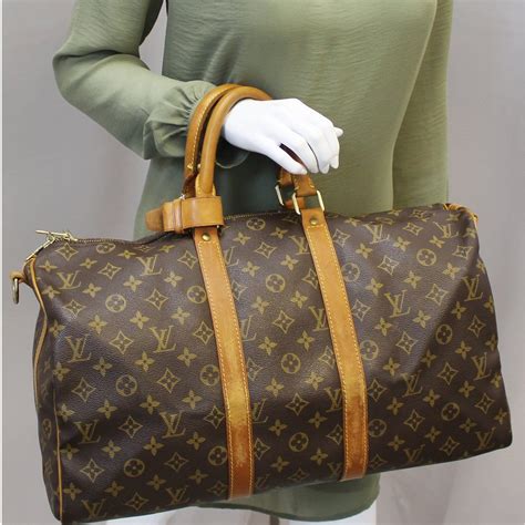 louis vuitton keepall 45 bandouliere vintage|Louis Vuitton Keepall 45 price.